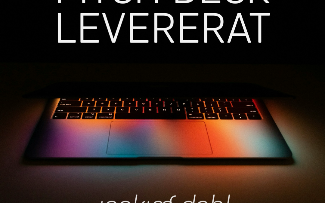 Pitch deck levererat