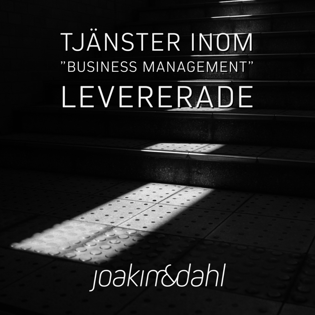 tjanster inom business management levererade