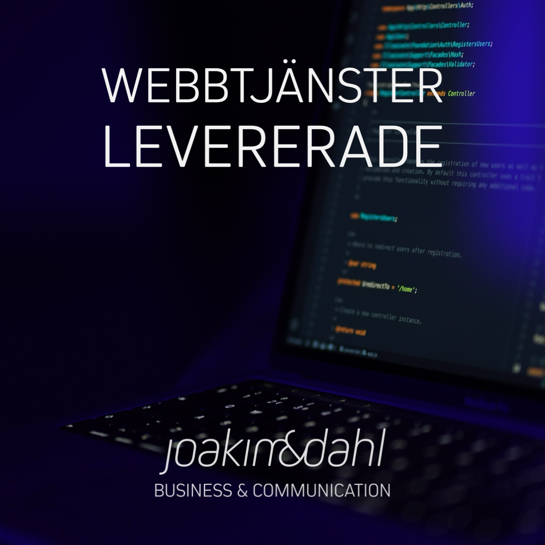 webbtjanster levererade