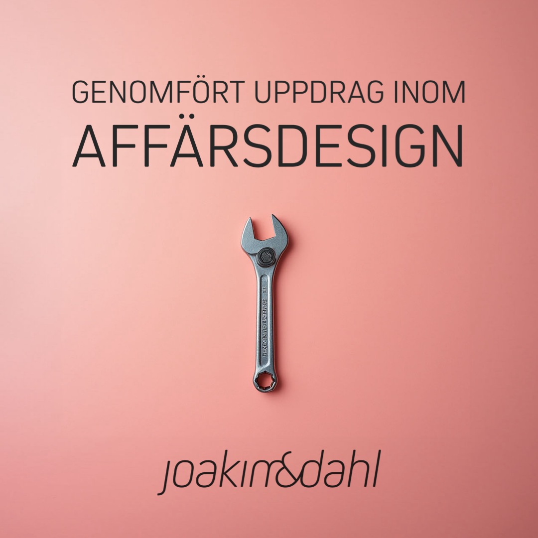 Genomfört uppdrag inom affärsdesign