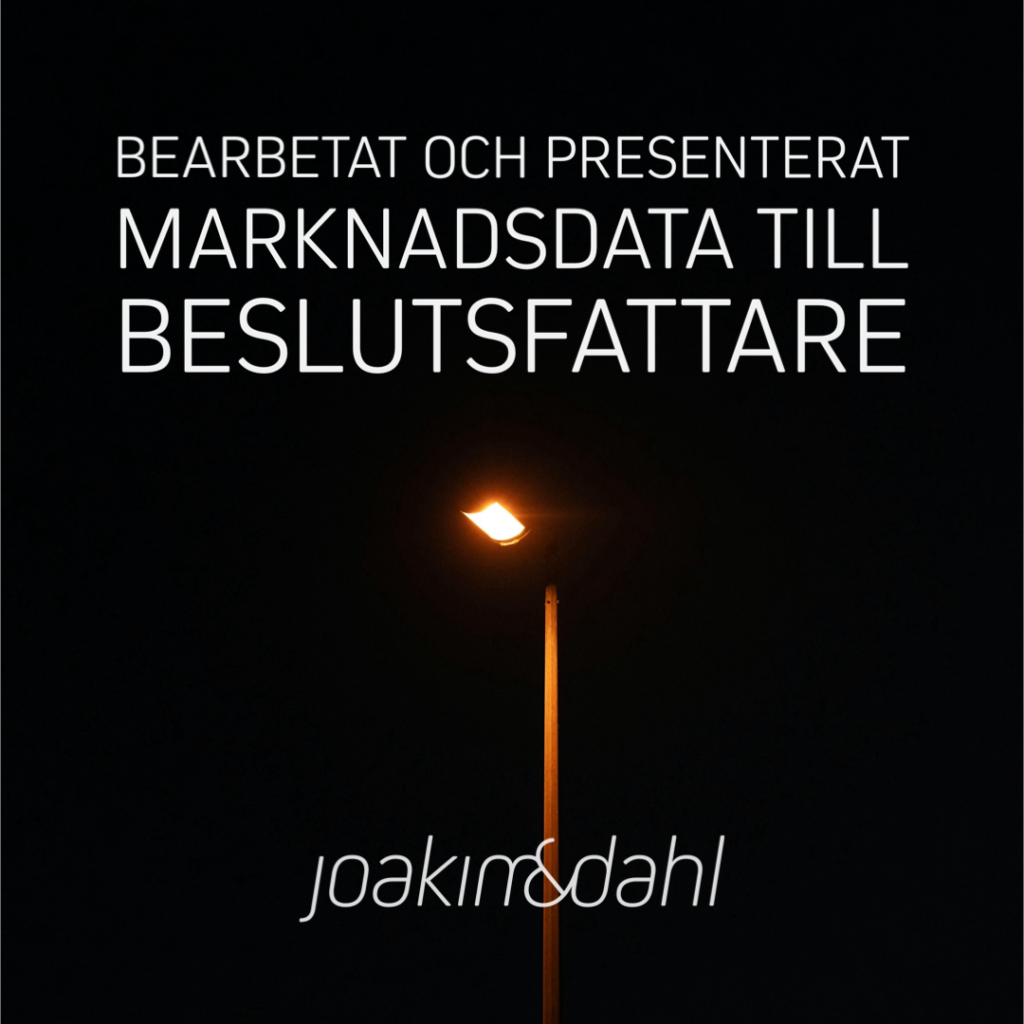 projekt genomfort inom marknadsdata for strategiska beslut