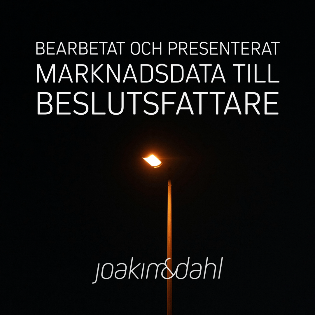 projekt genomfort inom marknadsdata for strategiska beslut