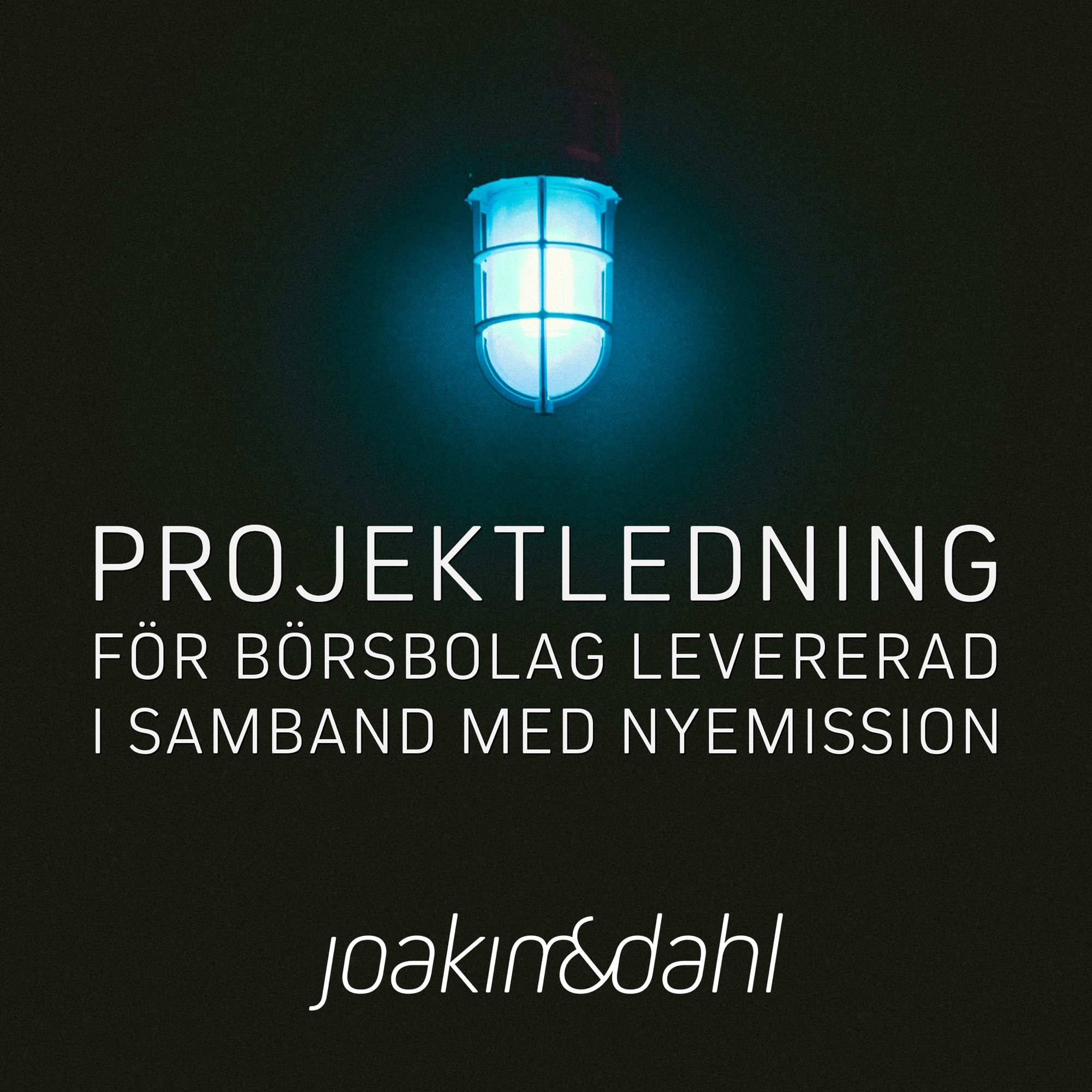 projektledning for borsbolag