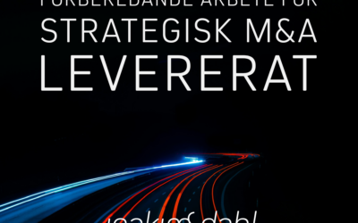 Förberedande arbete banar väg för strategiskt förvärv och samgående